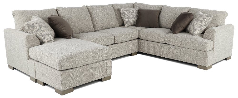 Villanova Oatmeal Taupe 2 Piece Sectional