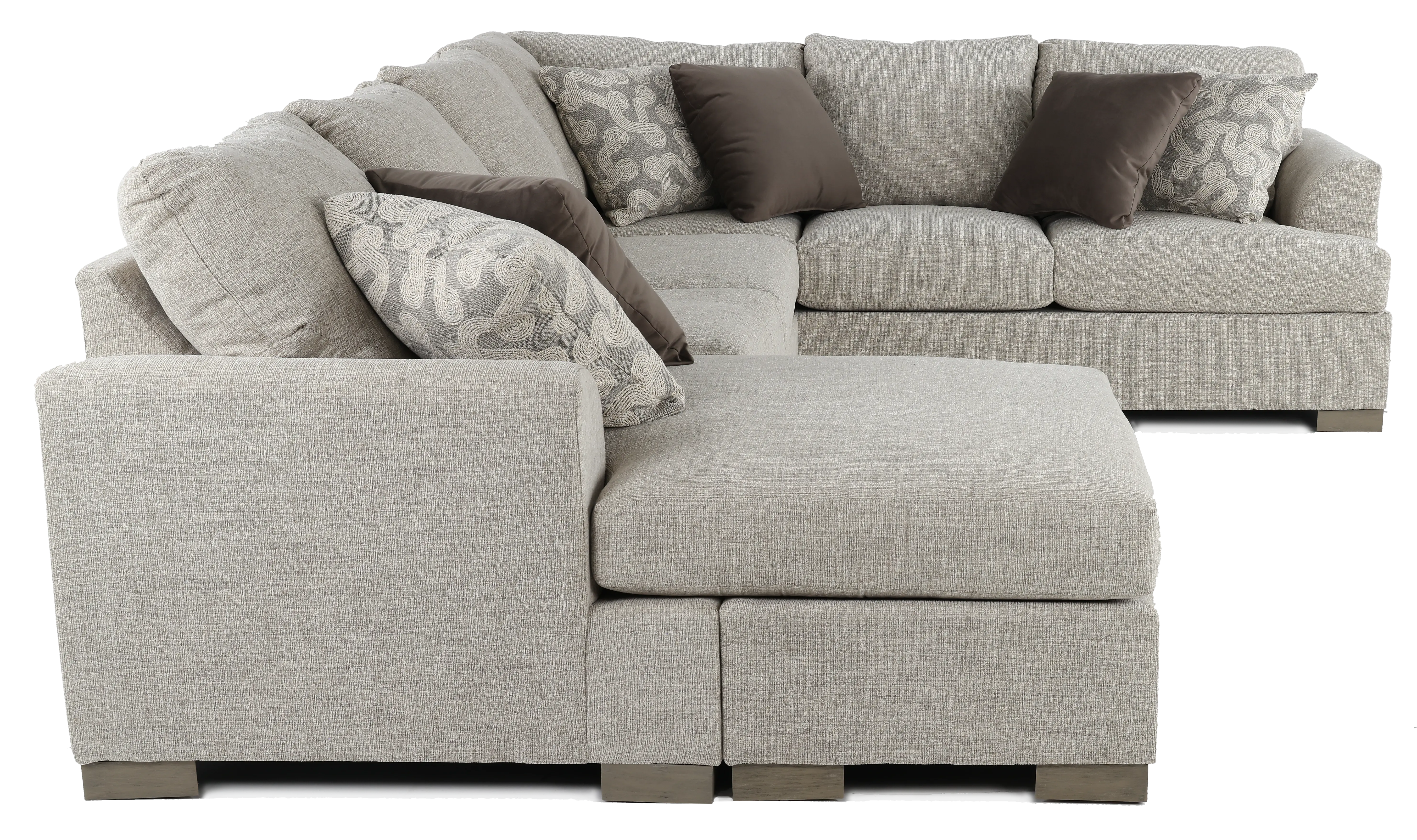 2PC/VILLANOVA/OP1 Villanova Oatmeal Taupe 2 Piece Sectional-4