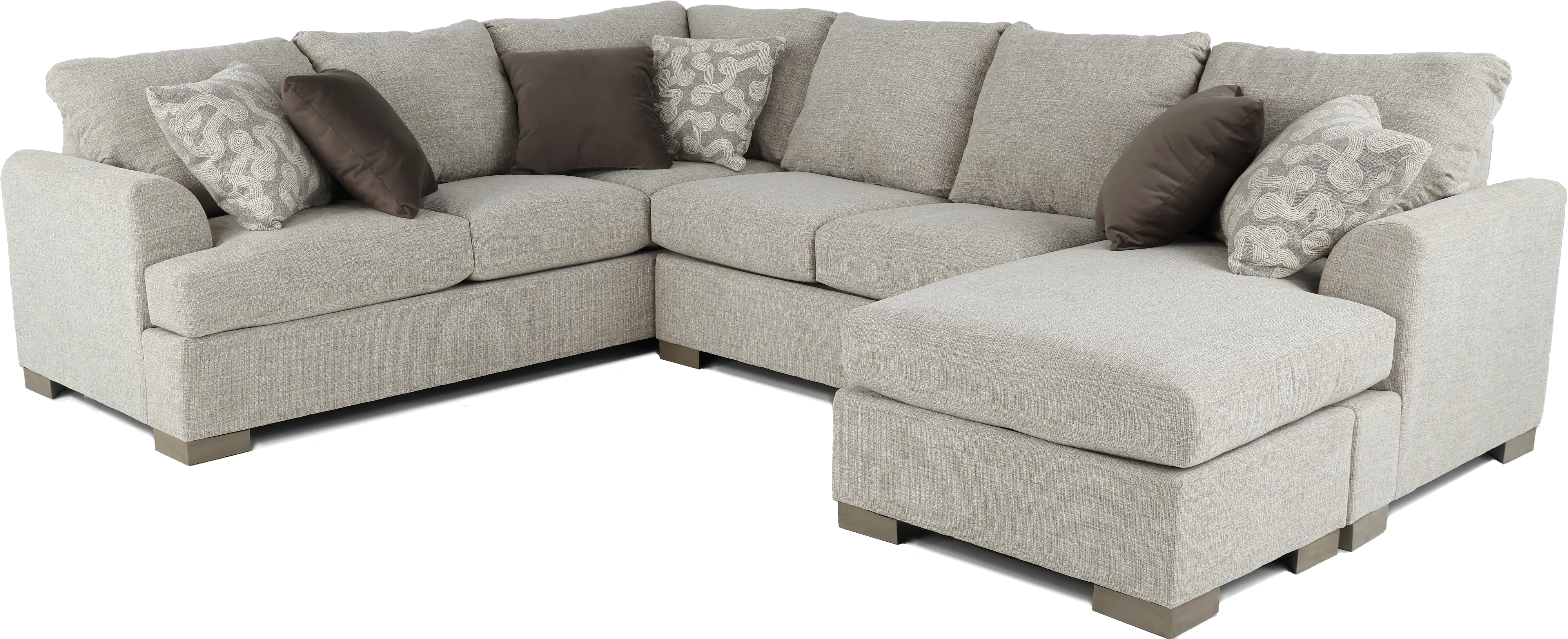 2PC/VILLANOVA/OP2 Villanova Oatmeal Taupe 2 Piece Sectional-1