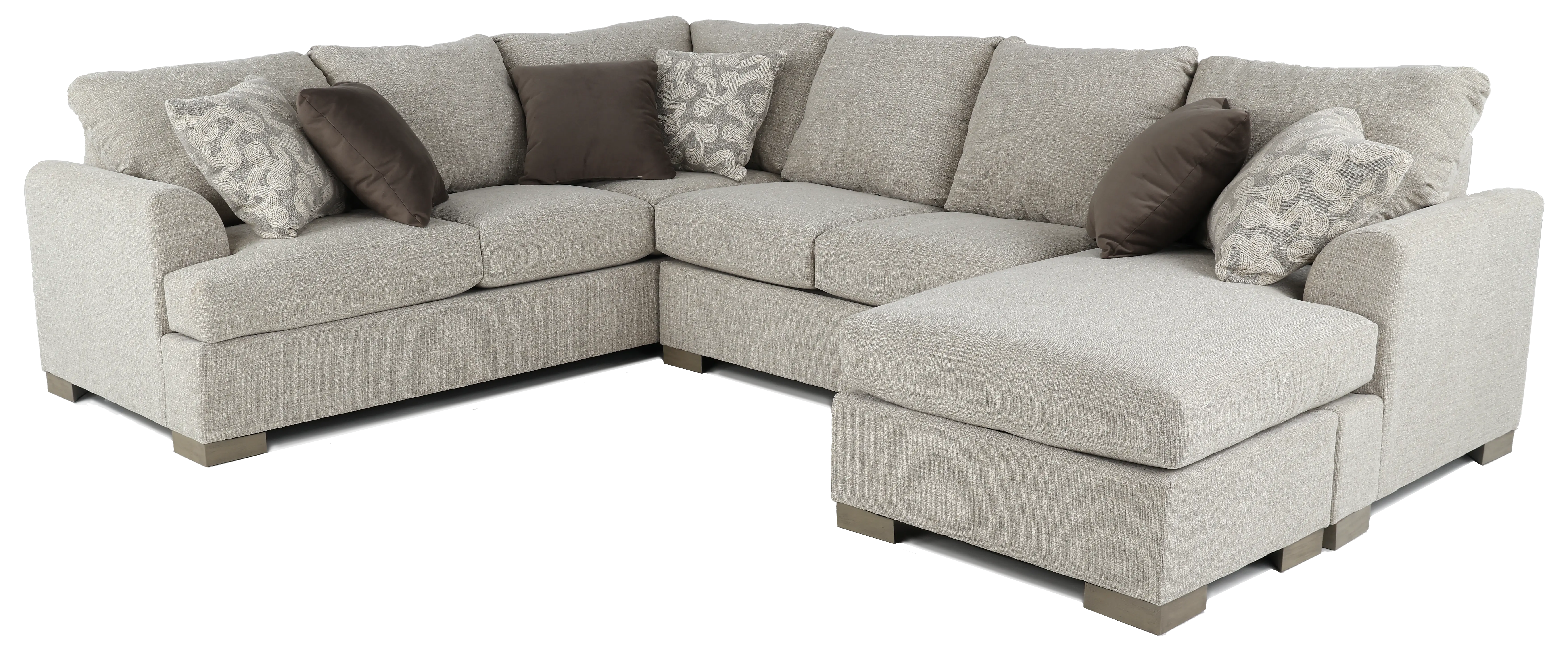 2PC/VILLANOVA/OP2 Villanova Oatmeal Taupe 2 Piece Sectional-1