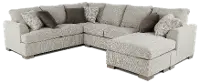 2PC/VILLANOVA/OP2 Villanova Oatmeal Taupe 2 Piece Sectional