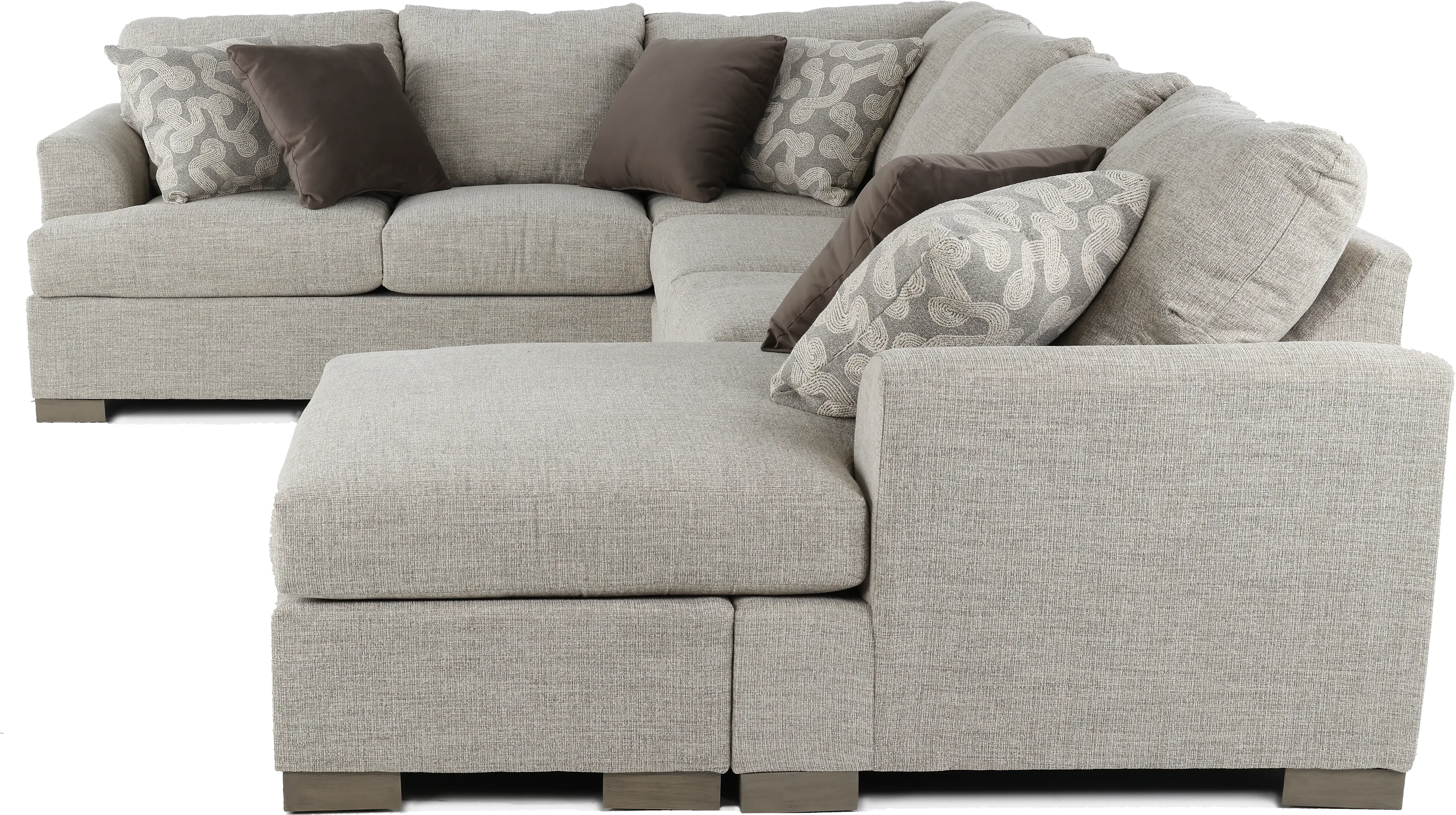 2PC/VILLANOVA/OP2 Villanova Oatmeal Taupe 2 Piece Sectional-3