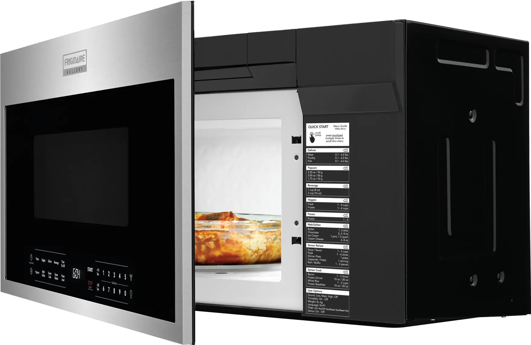 GMOS1964AF Frigidaire Gallery 1.9 cu ft Over the Range Microwave - Stainless Steel-5