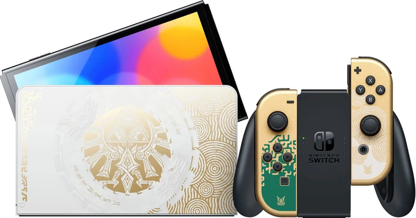SWI/OLED_ZELDA:TOTK Nintendo Switch OLED Console The Legend of Zelda : Tears of the Kingdom Edition-10