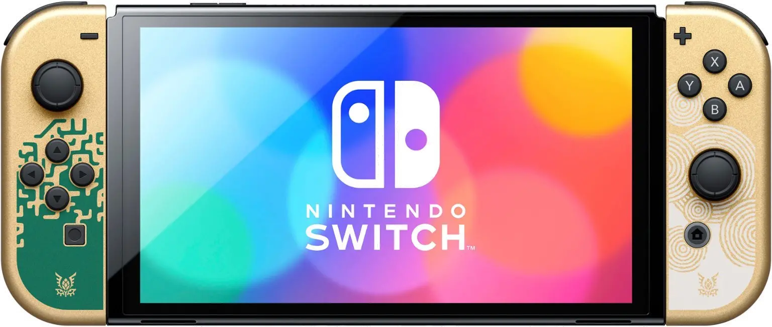 SWI/OLED_ZELDA:TOTK Nintendo Switch OLED Console The Legend of Zelda : Tears of the Kingdom Edition-4