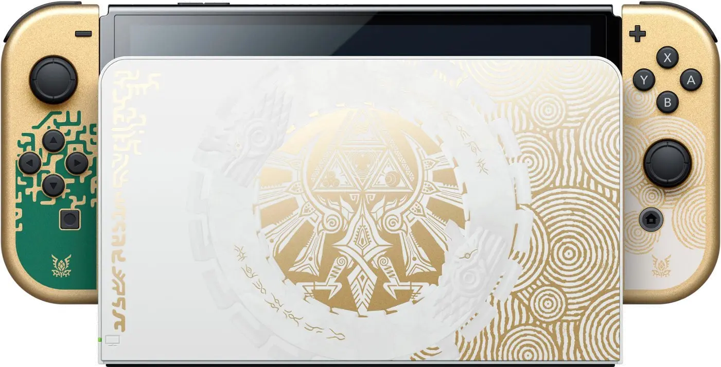 SWI/OLED_ZELDA:TOTK Nintendo Switch OLED Console The Legend of Zelda : Tears of the Kingdom Edition-6