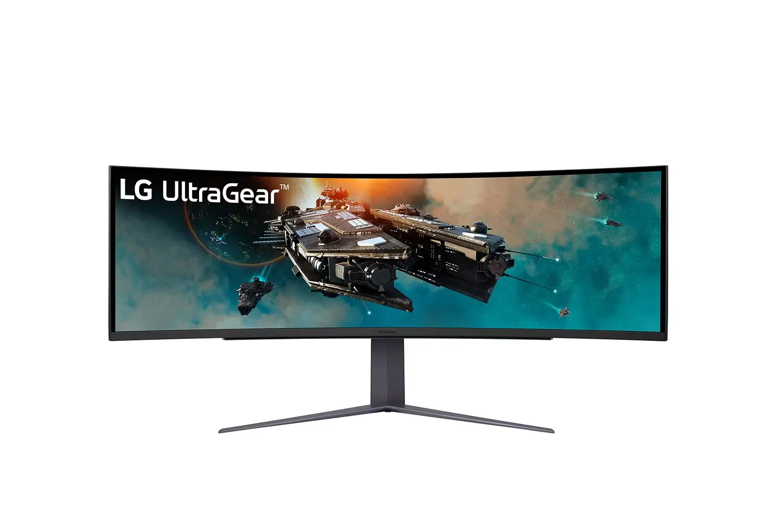 49GR85DC-B LG UltraGear 49  DQHD Curved Gaming Monitor-2
