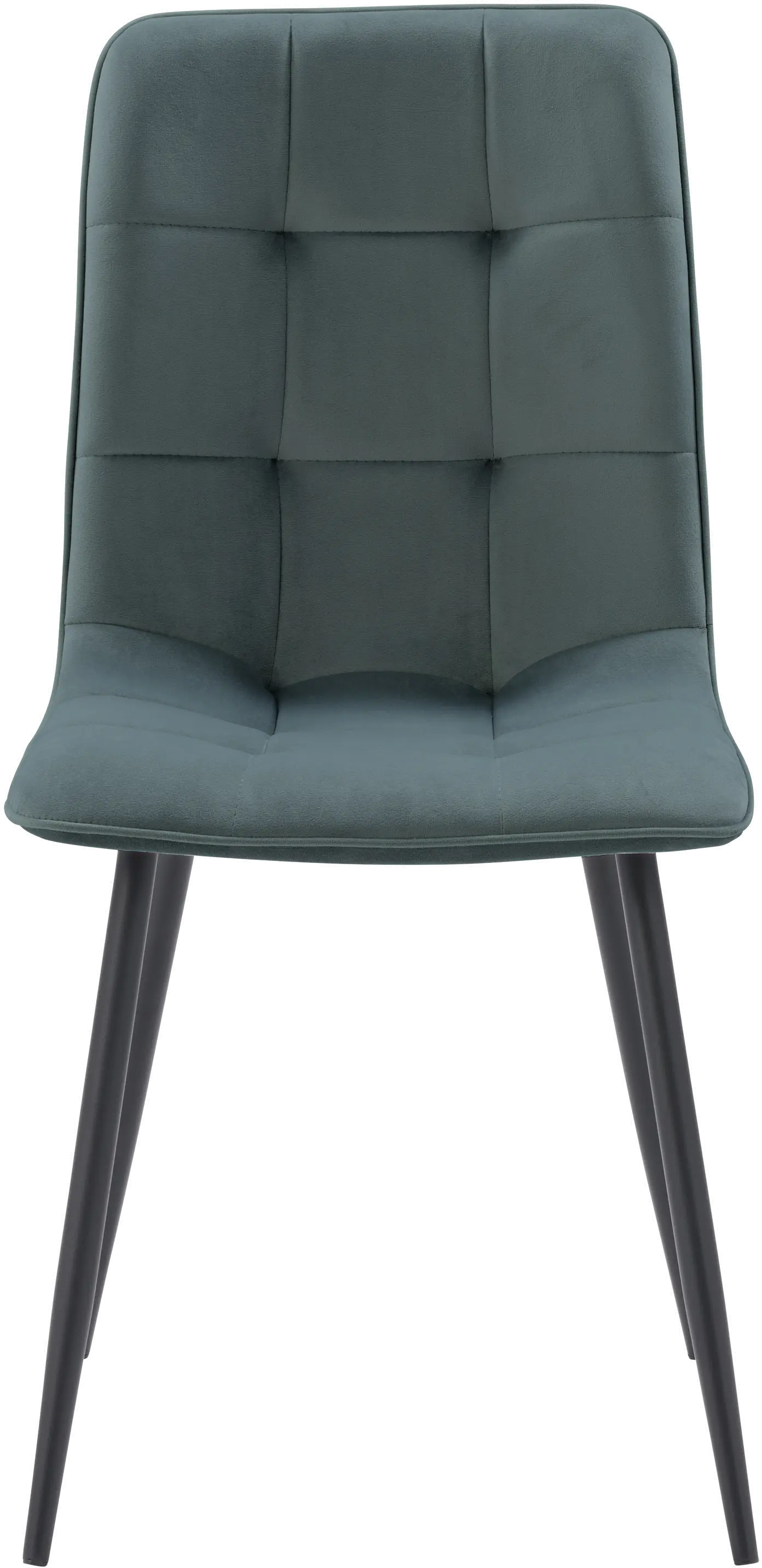 Nash Teal Velvet Side Chair, Set of 2-1