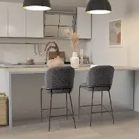 Blakeley Dark Gray Counter Height Barstool
