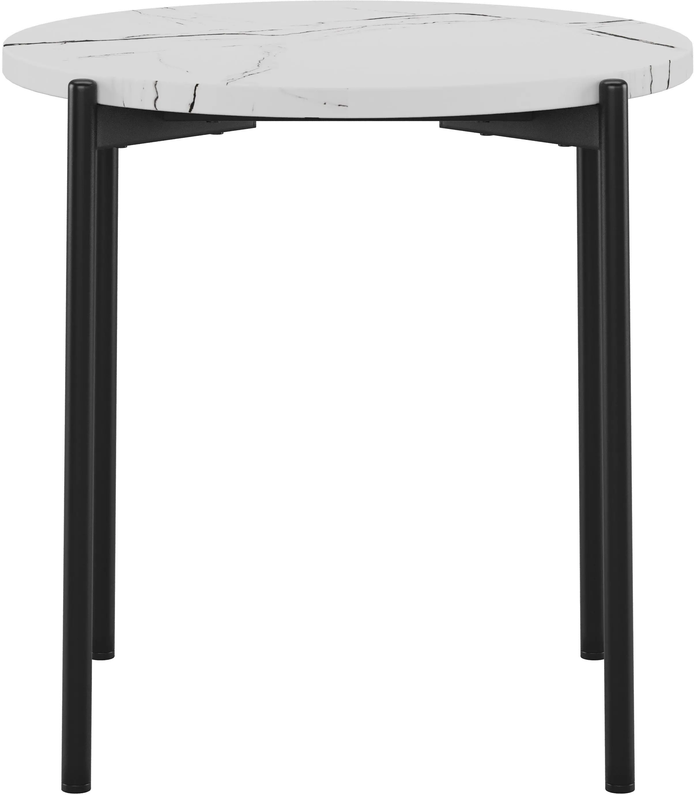 Arlo White Marble Coffee & End Table 2-Piece Set-4
