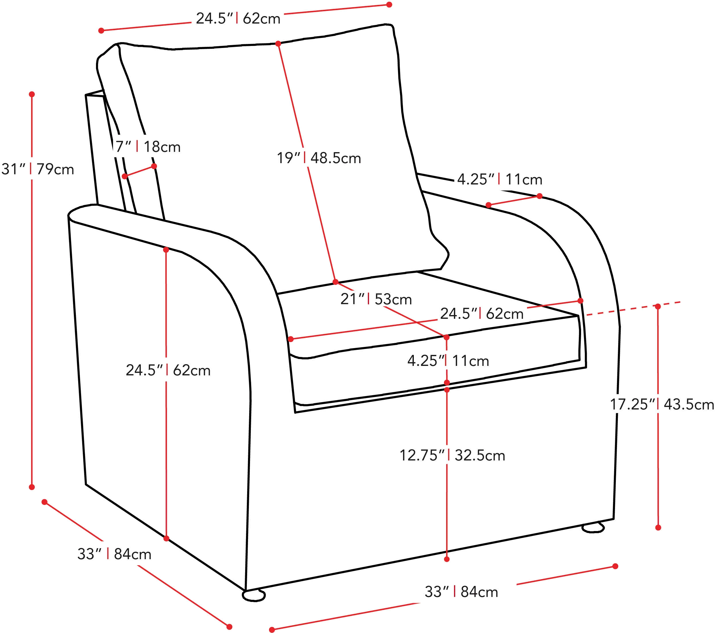 Brisbane Charcoal Gray Outdoor Wicker Chair-6