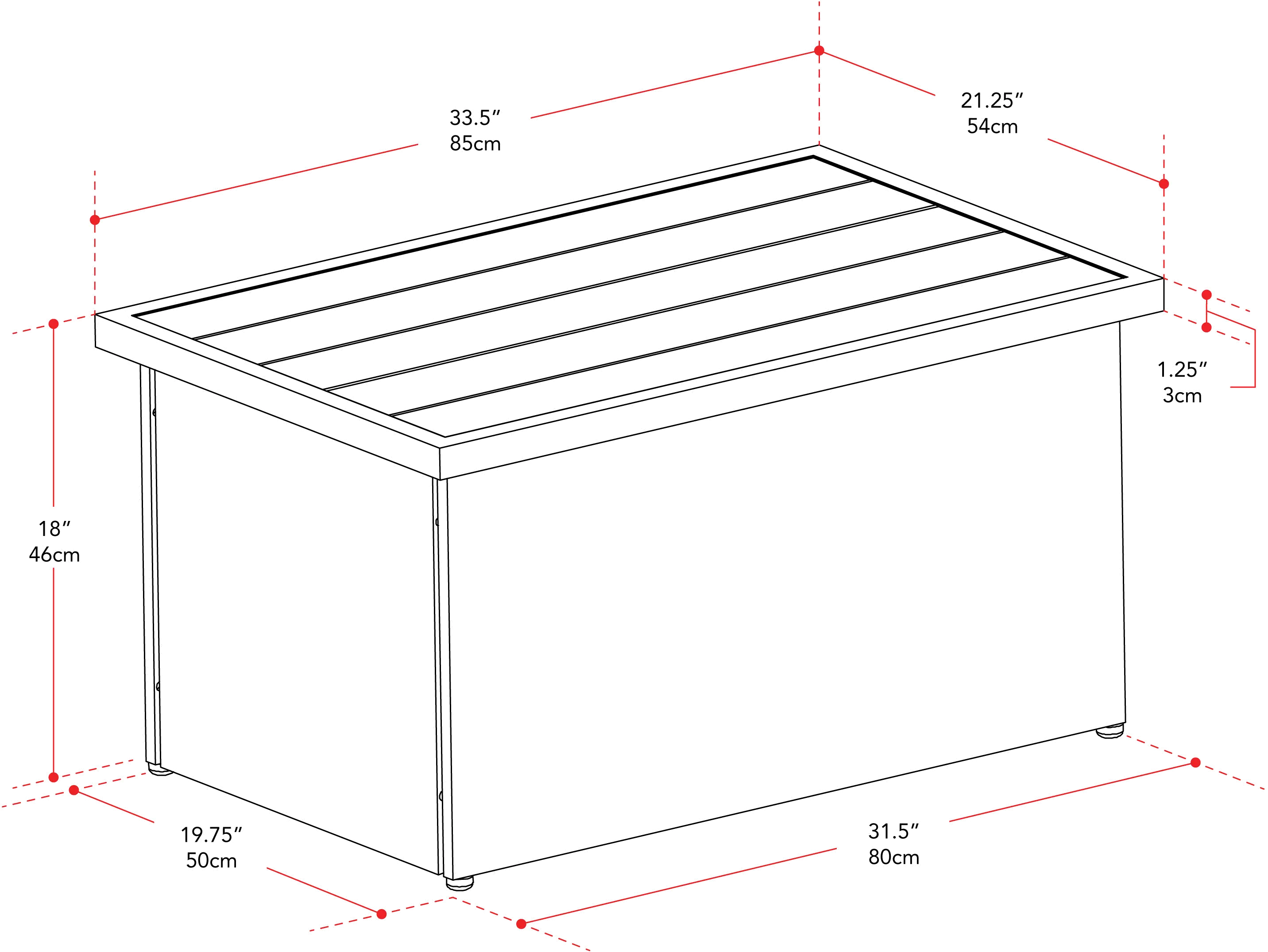 Brisbane Outdoor Wicker Coffee Table-4
