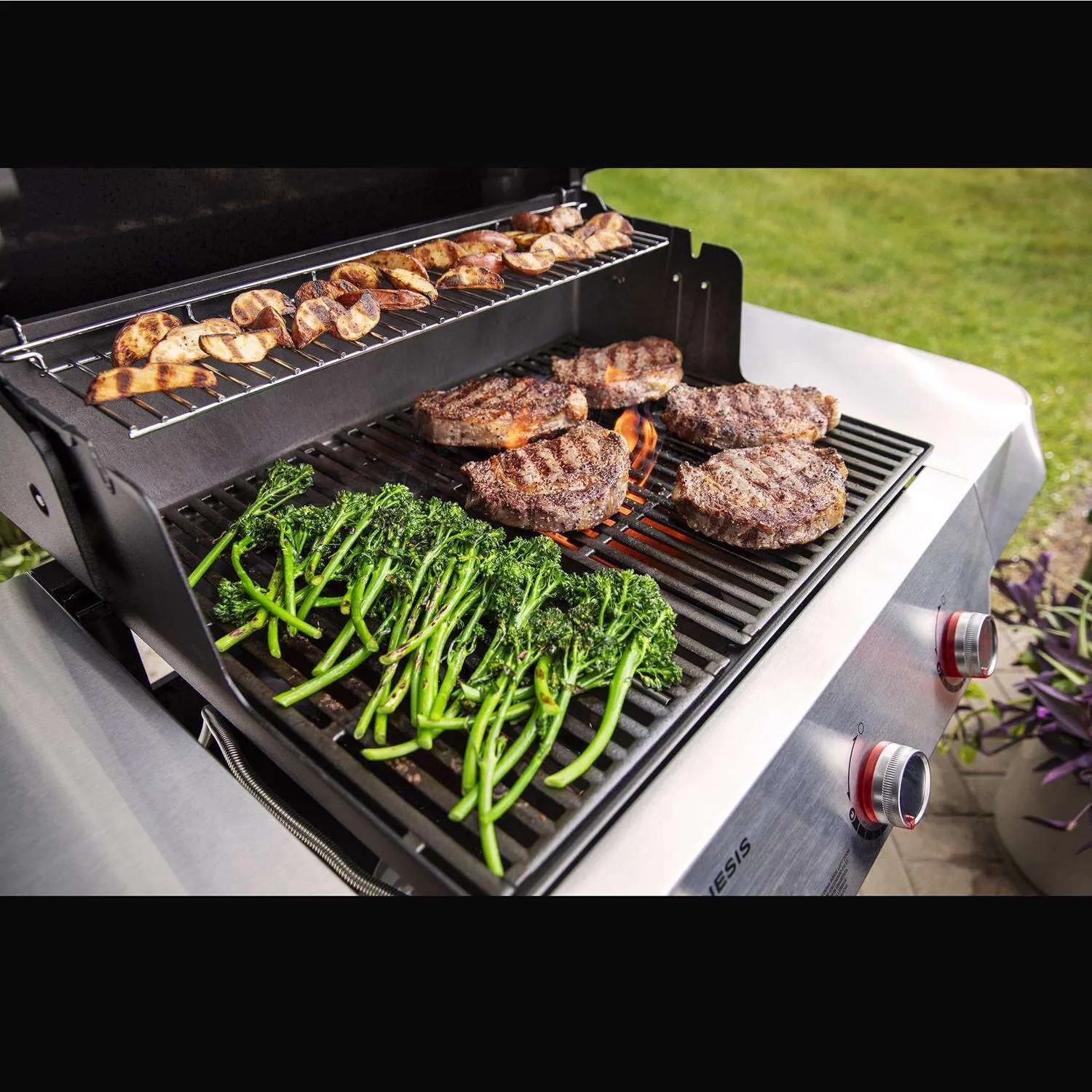 1500011,G3,E315,BLK Weber Genesis Black E-315 Natural Gas Grill-4