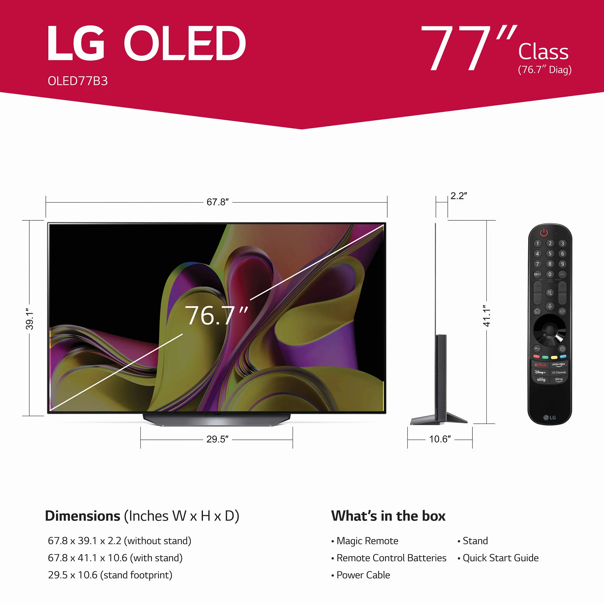 OLED77B3PUA LG 77  B3 Series OLED 4K UHD Smart webOS TV-17