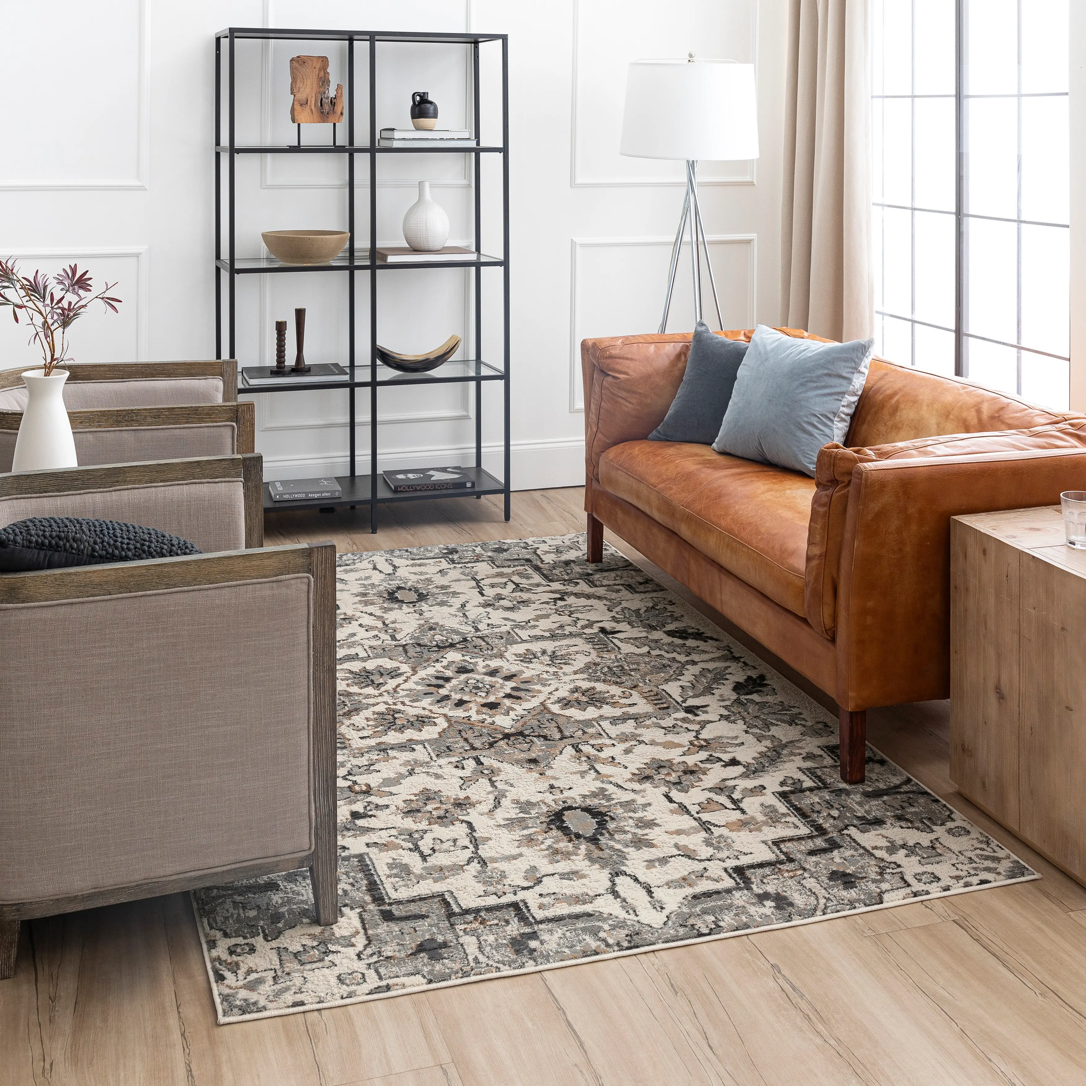 IELAM-243/5X8-CLEO Cleo 5 x 8 Copeland Neutral Gray Area Rug-7