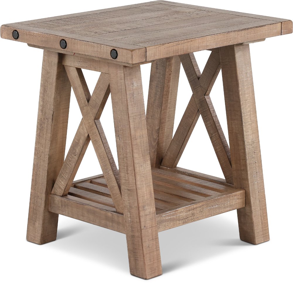 Vivian Light Brown End Table