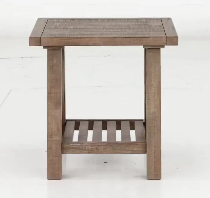 Vivian Light Brown End Table-5