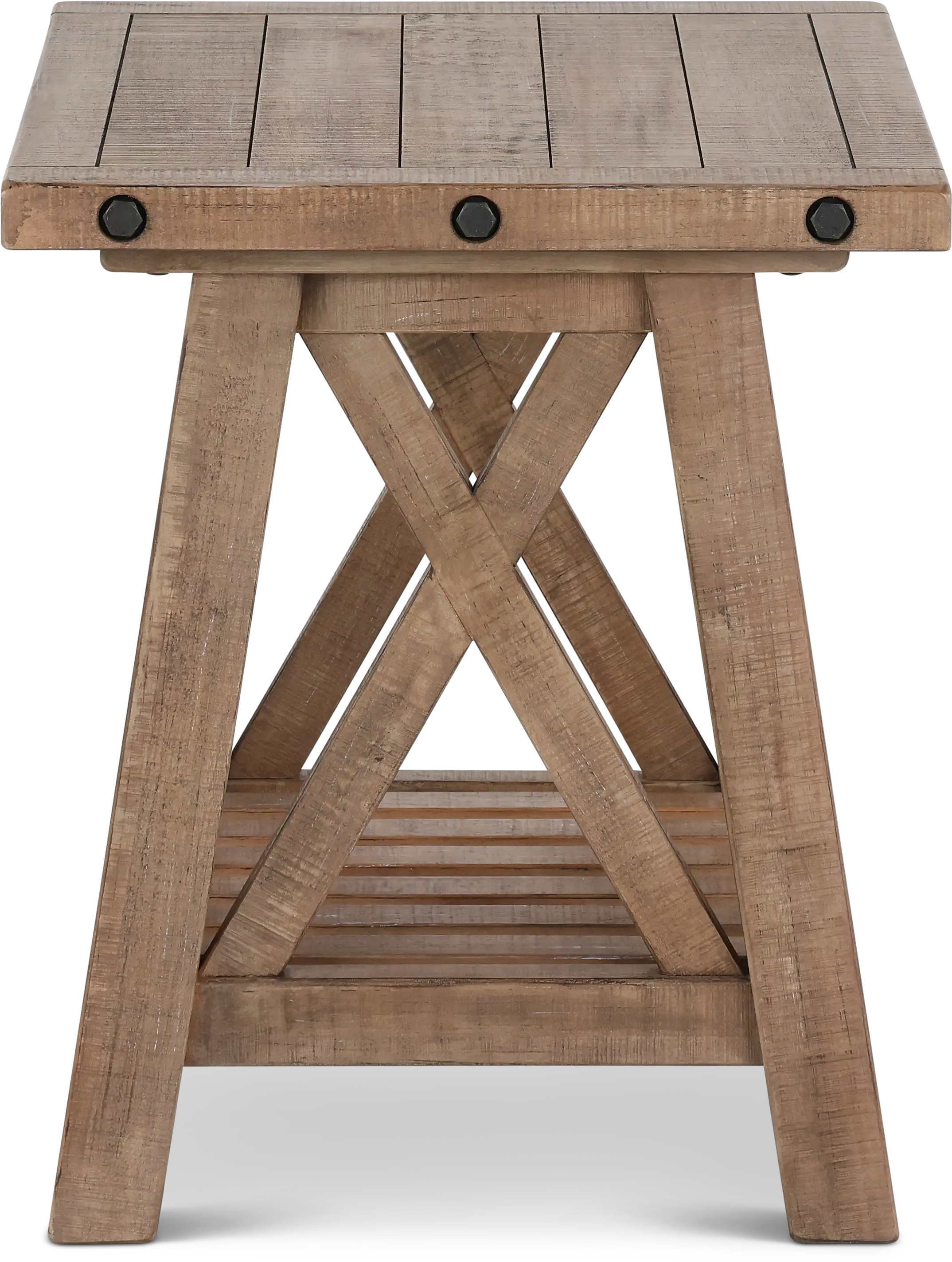Vivian Light Brown End Table-6