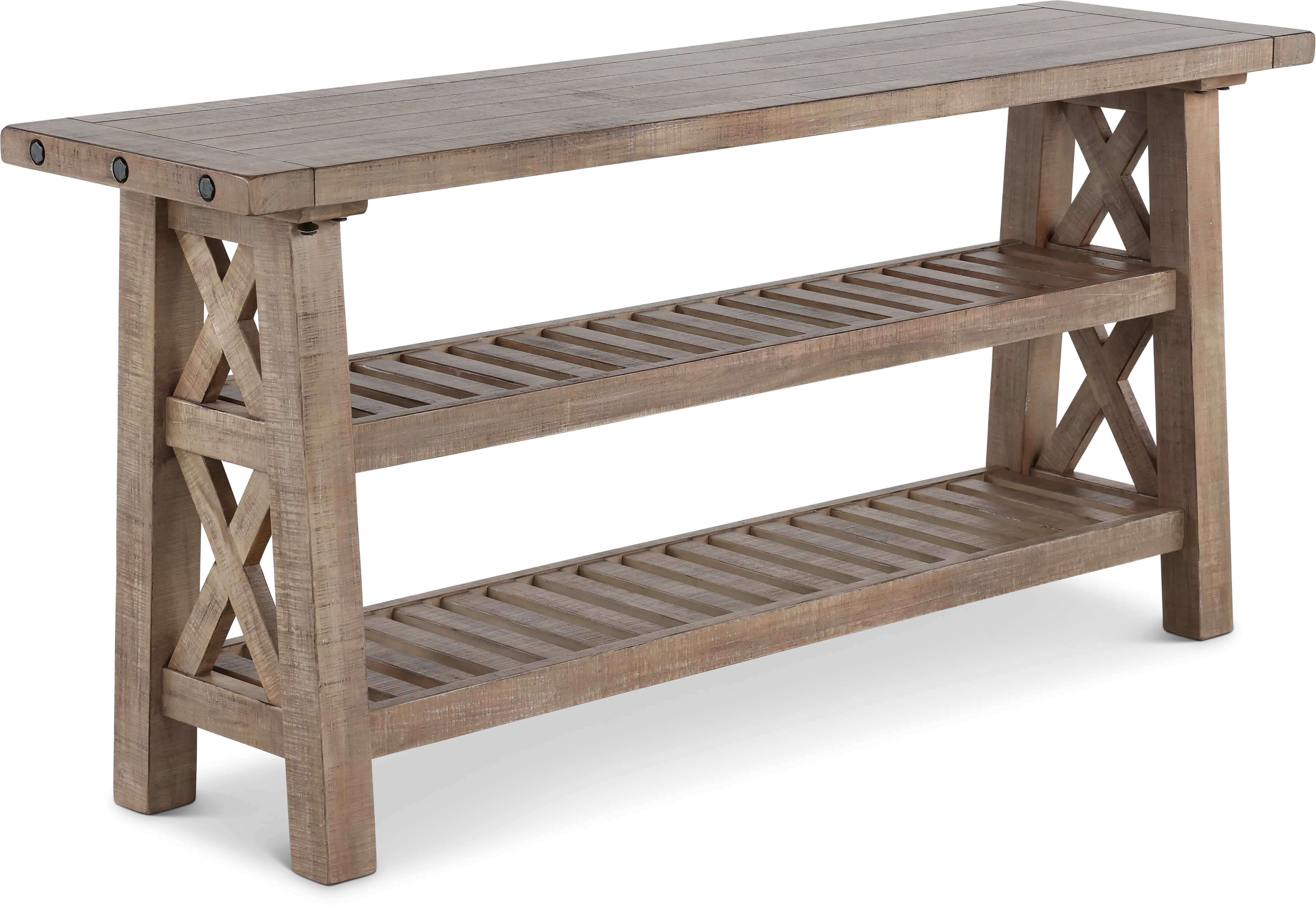Vivian Light Brown Sofa Table-4