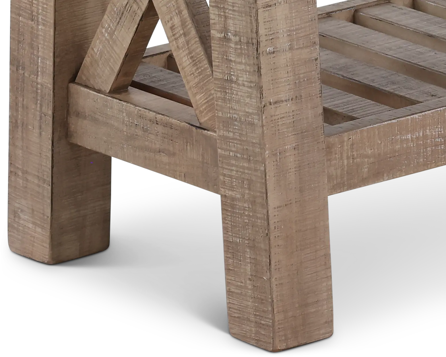 Vivian Light Brown Sofa Table-7
