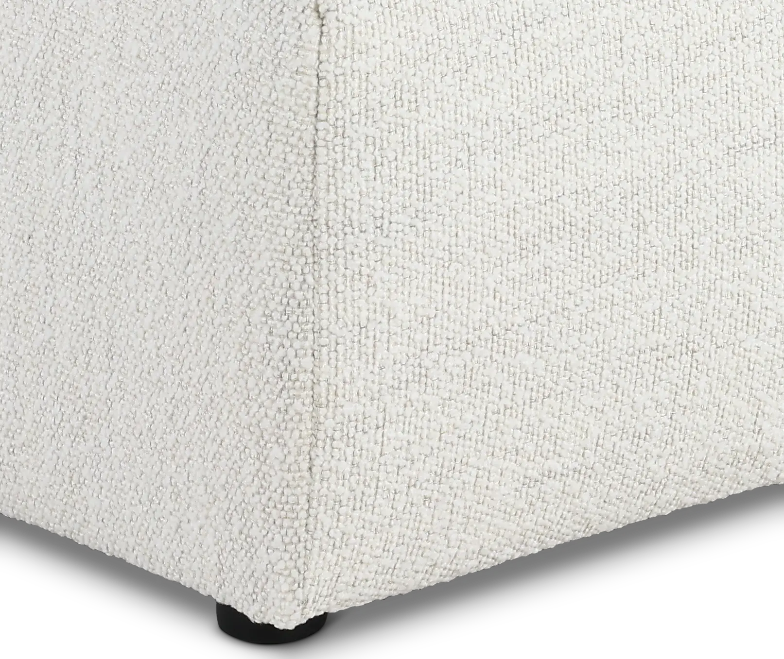 Preston Pearl White Modular Armless Chair-7