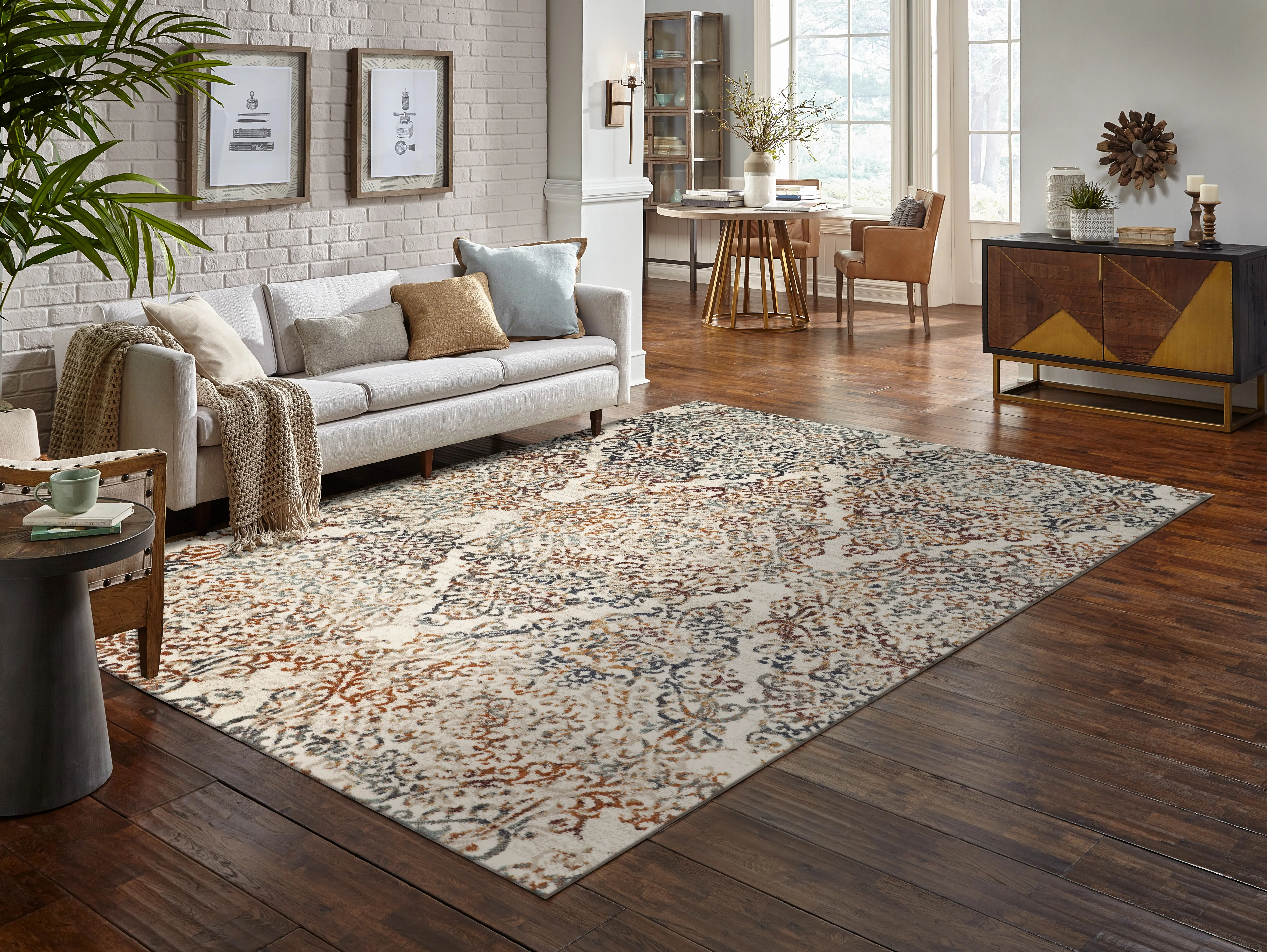 HER937153X78/5X8-RUG Heritage 5 x 8 Timeless Ivory Area Rug-2
