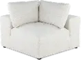 Preston Pearl White Modular Corner Piece