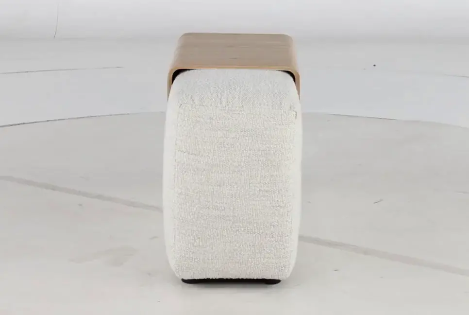 Preston Pearl White Modular Floating Arm Piece-9