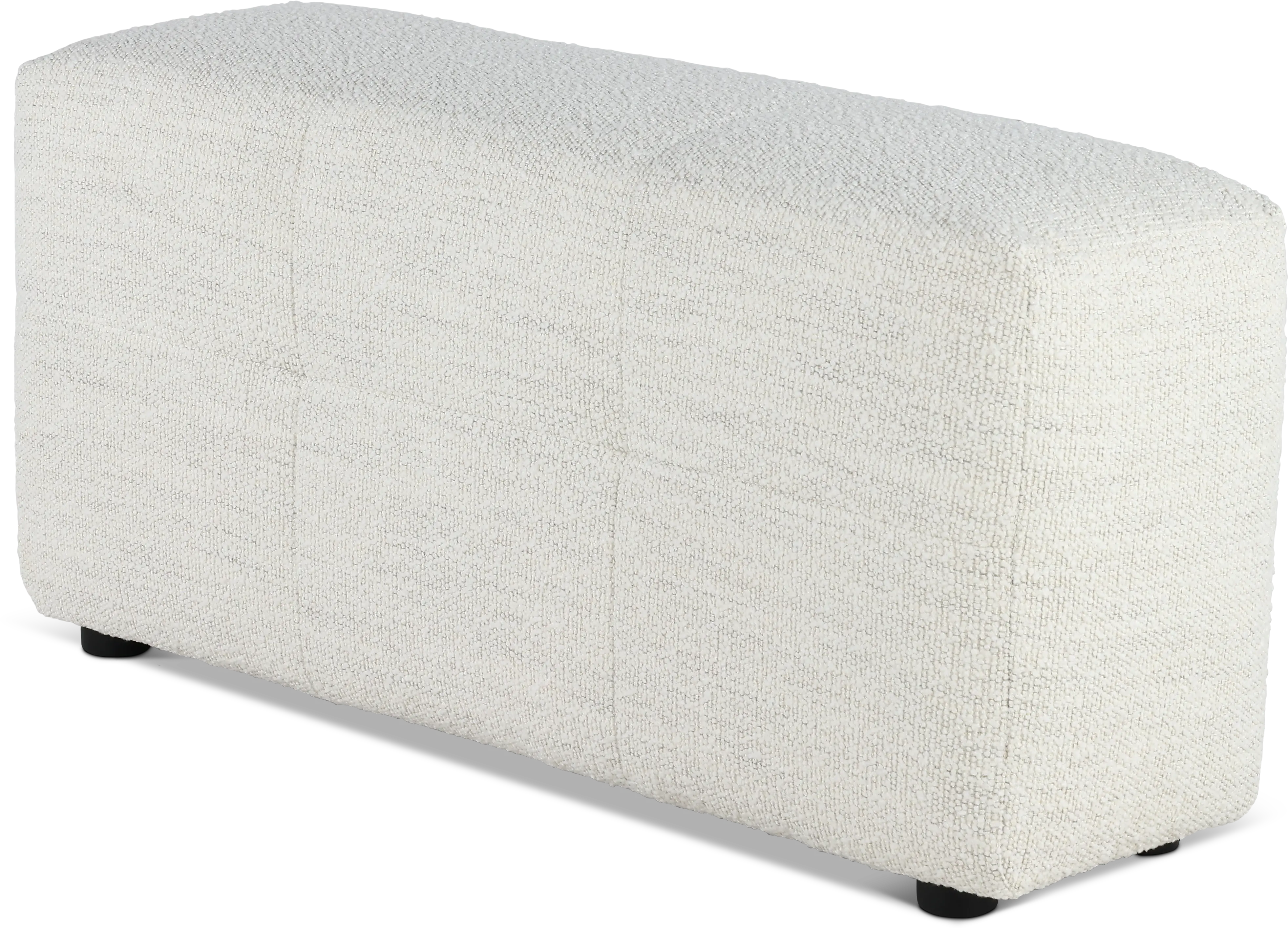 Preston Pearl White Modular Floating Arm Piece-4