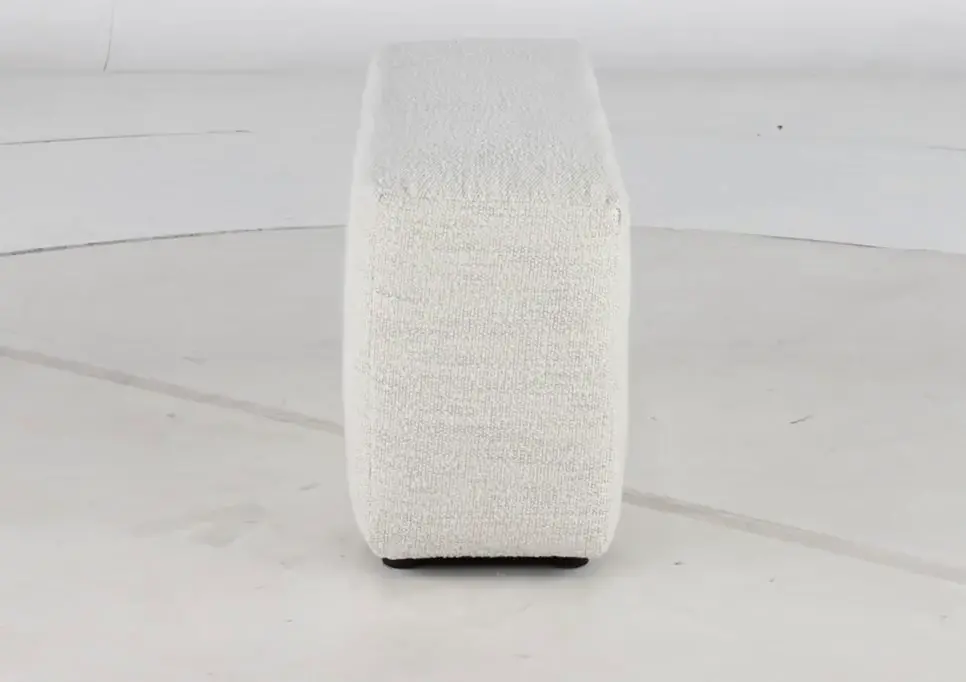 Preston Pearl White Modular Floating Arm Piece-8