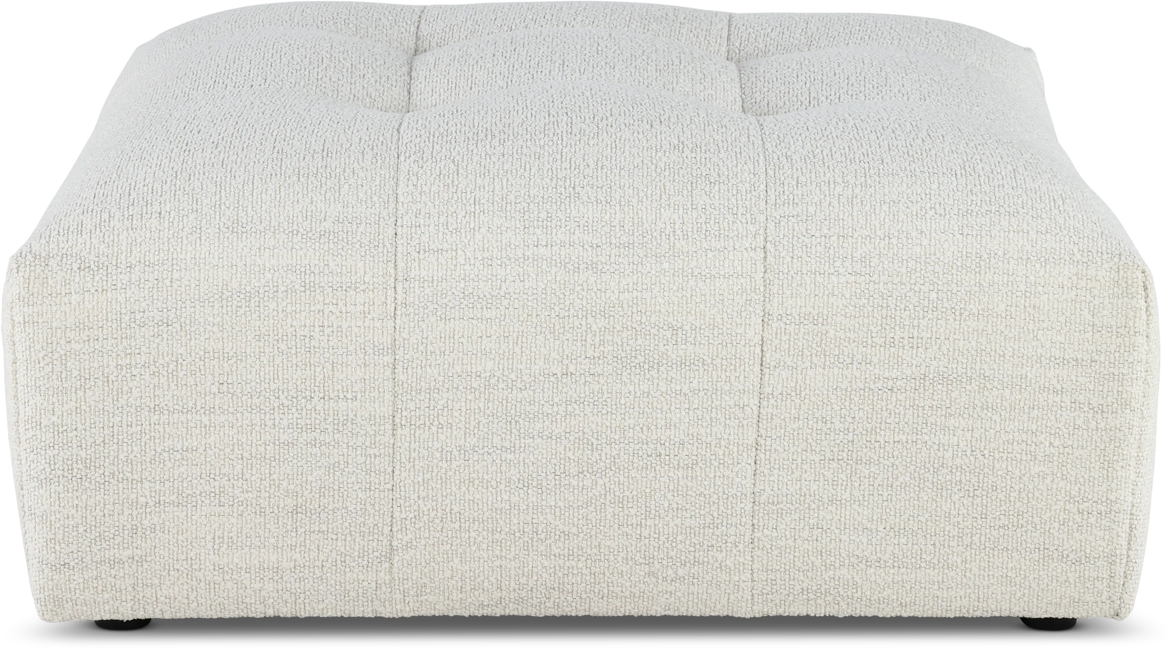 Preston Pearl White Modular Ottoman-4