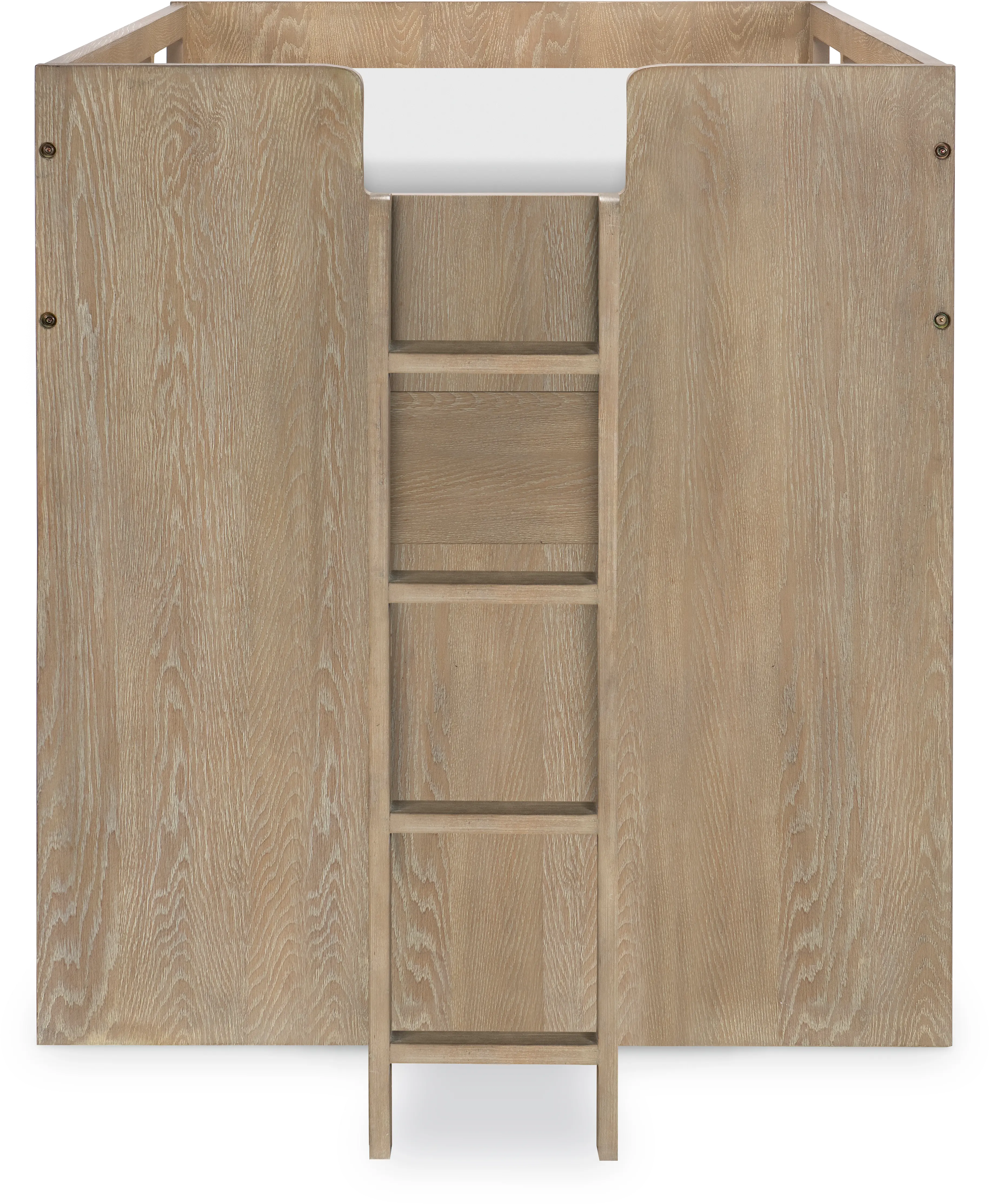 District Weathered Oak Twin Captain's Bed-7