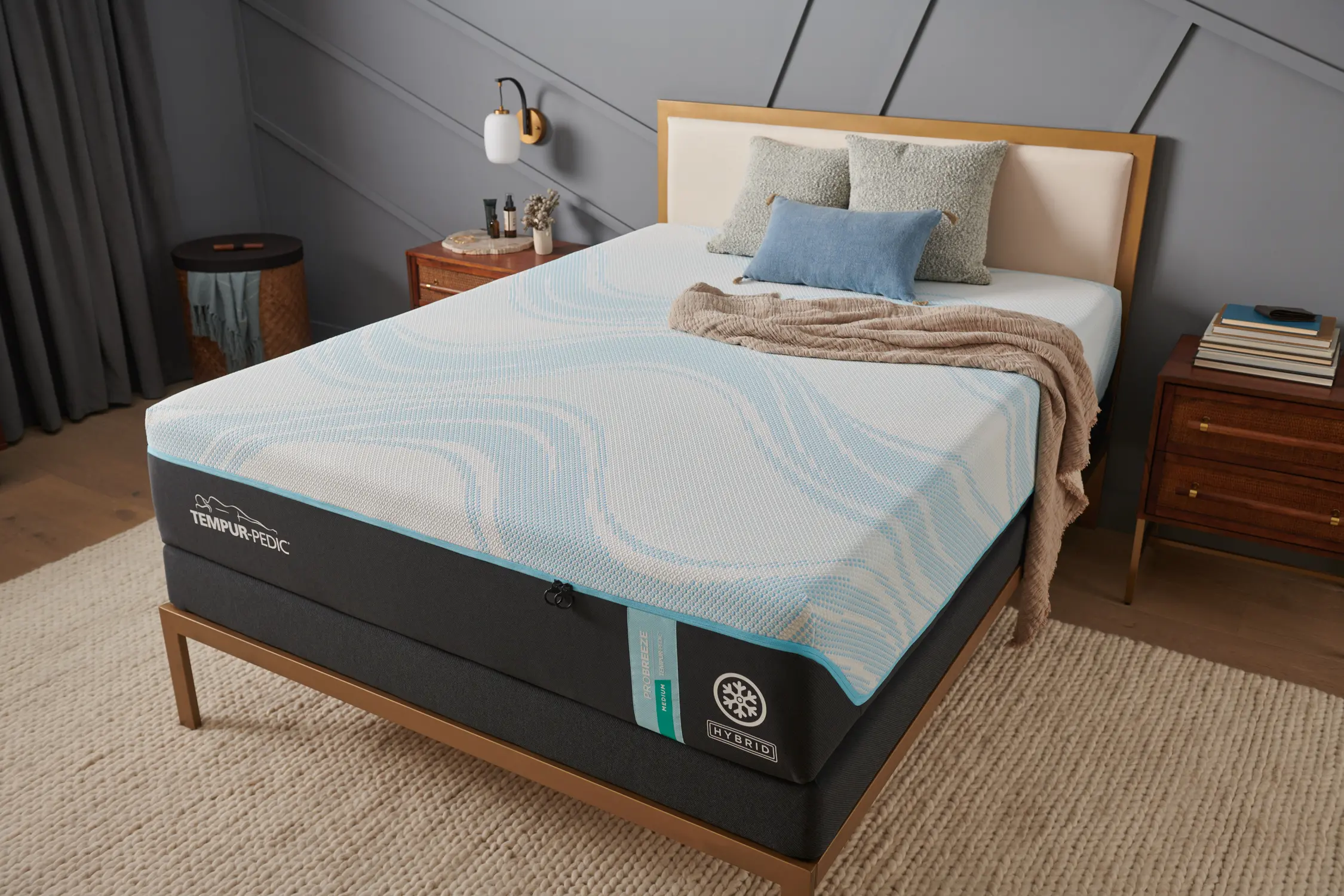 TXL-2PC-PROB2.0-MHYB Tempur-Pedic ProBreeze 2.0 Medium Hybrid Split King Mattress-2