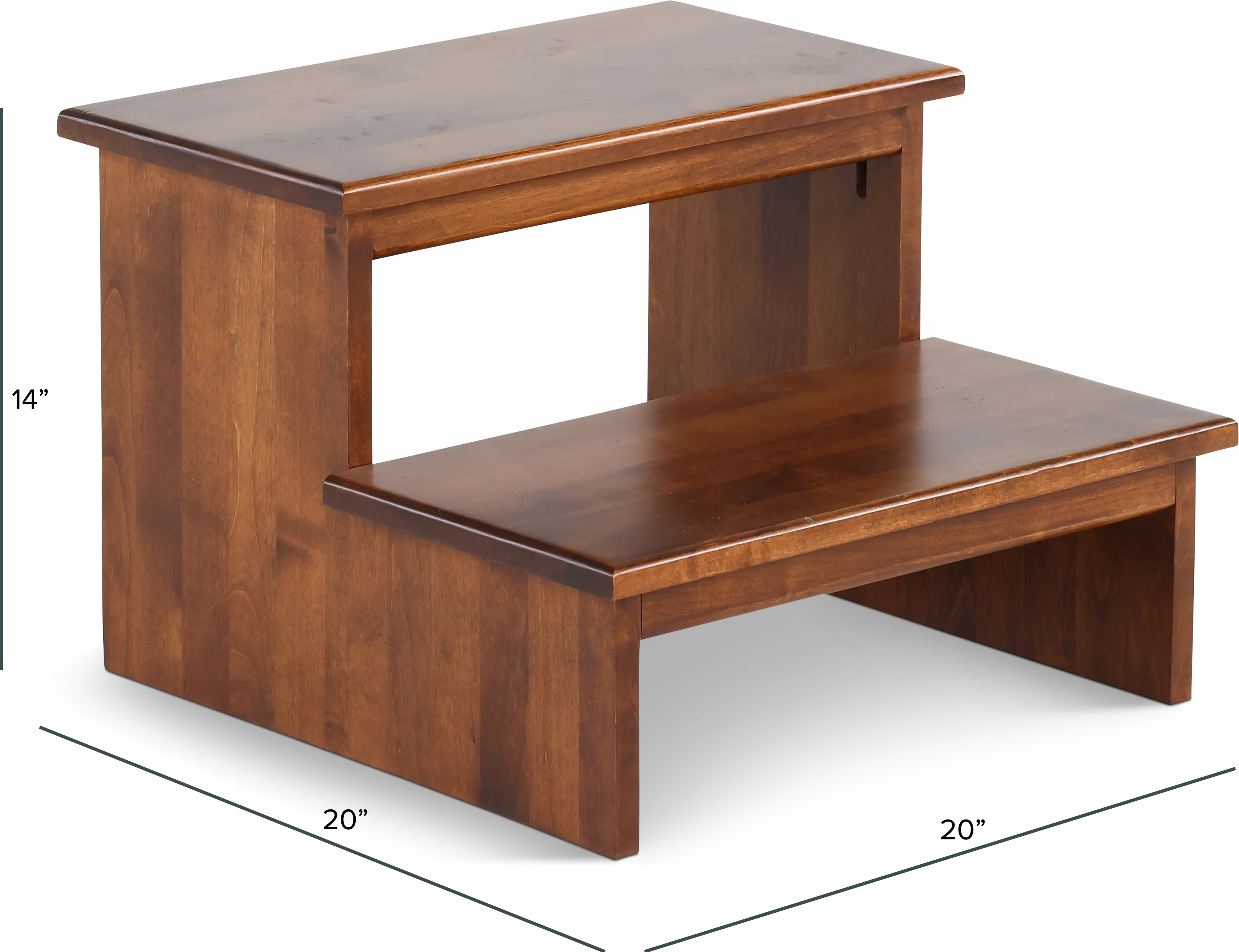 Tuscan Brown Bed Steps-3