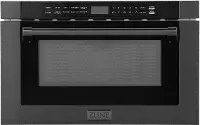 MWD-1-BS-H ZLINE 1.2 cu ft Built In Microwave Drawer - Black Stainless Steel