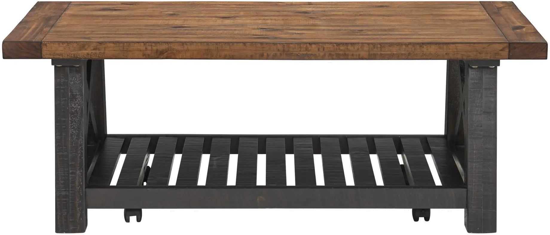 Bolton Black and Natural Coffee Table-1