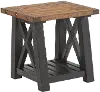 Bolton Black and Natural End Table