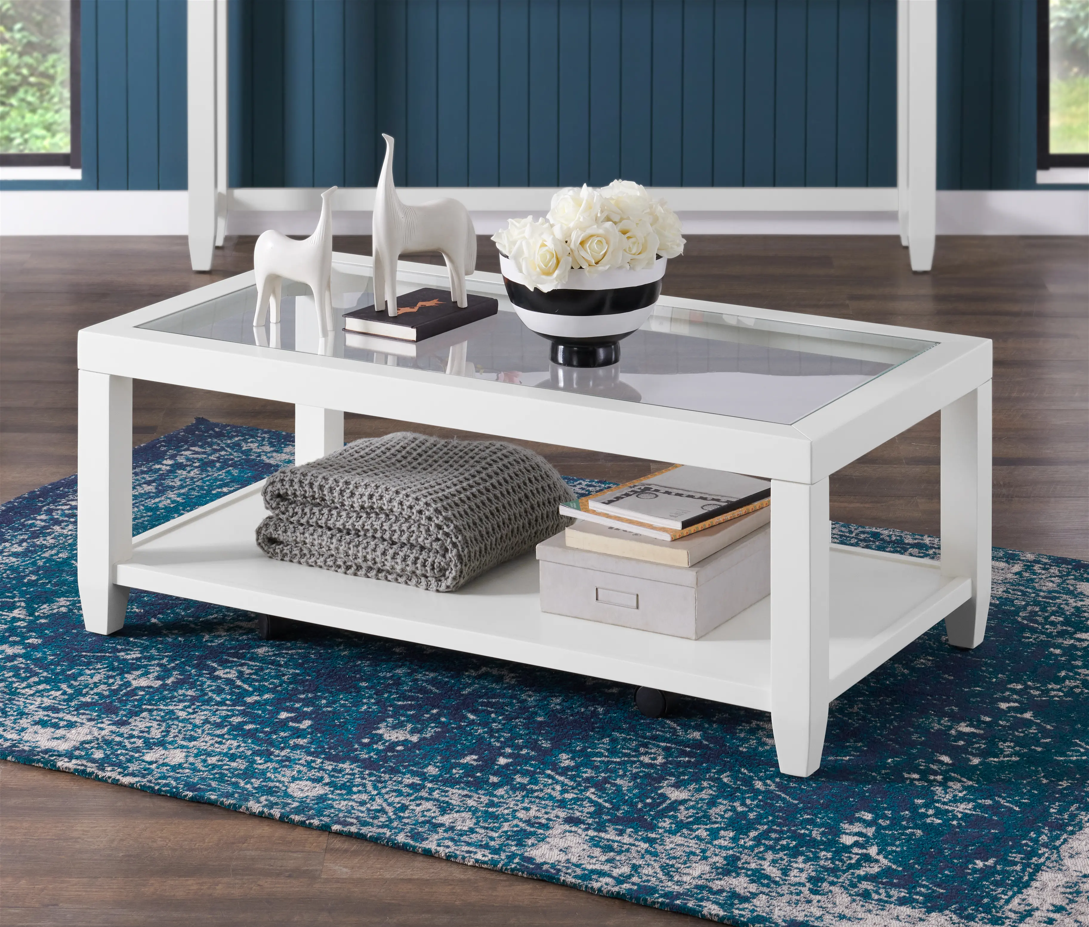 Cordero White Coffee Table-2