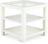 Cordero White End Table