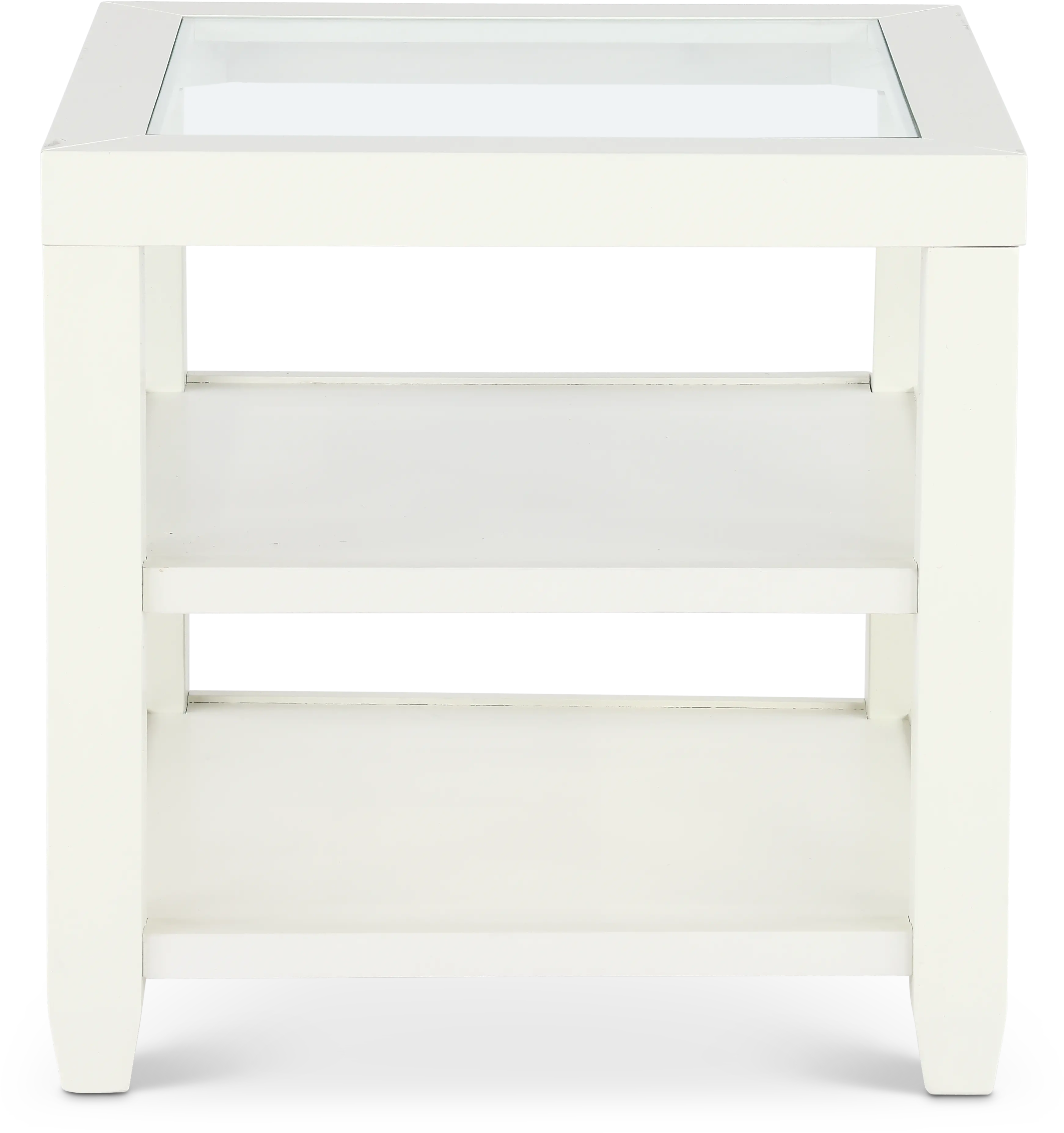 Cordero White End Table-4