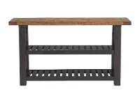 Bolton Black and Natural Sofa Table