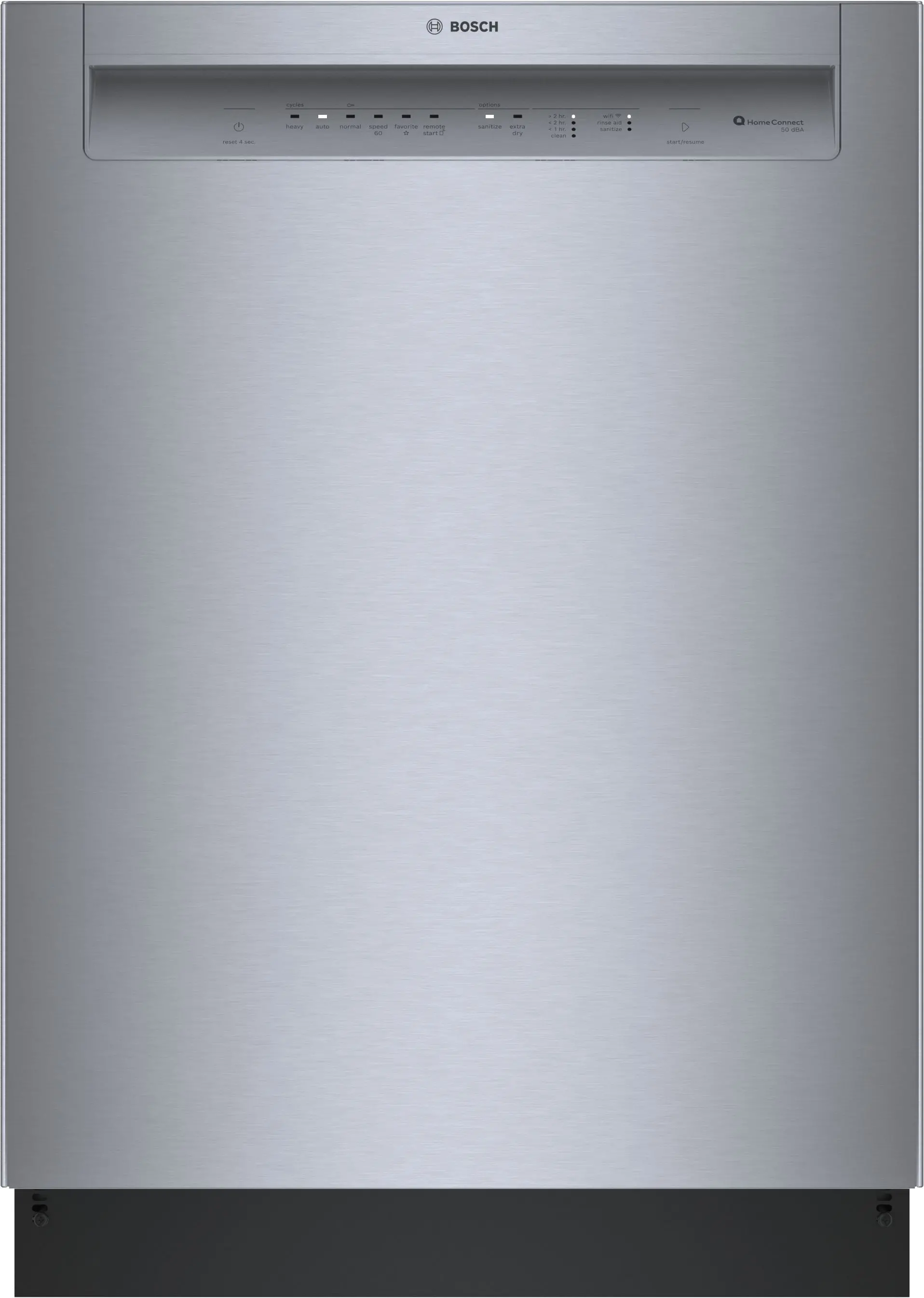 SHE3AEM5N Bosch 100 Series Front Control Dishwasher - Stainless Steel-1