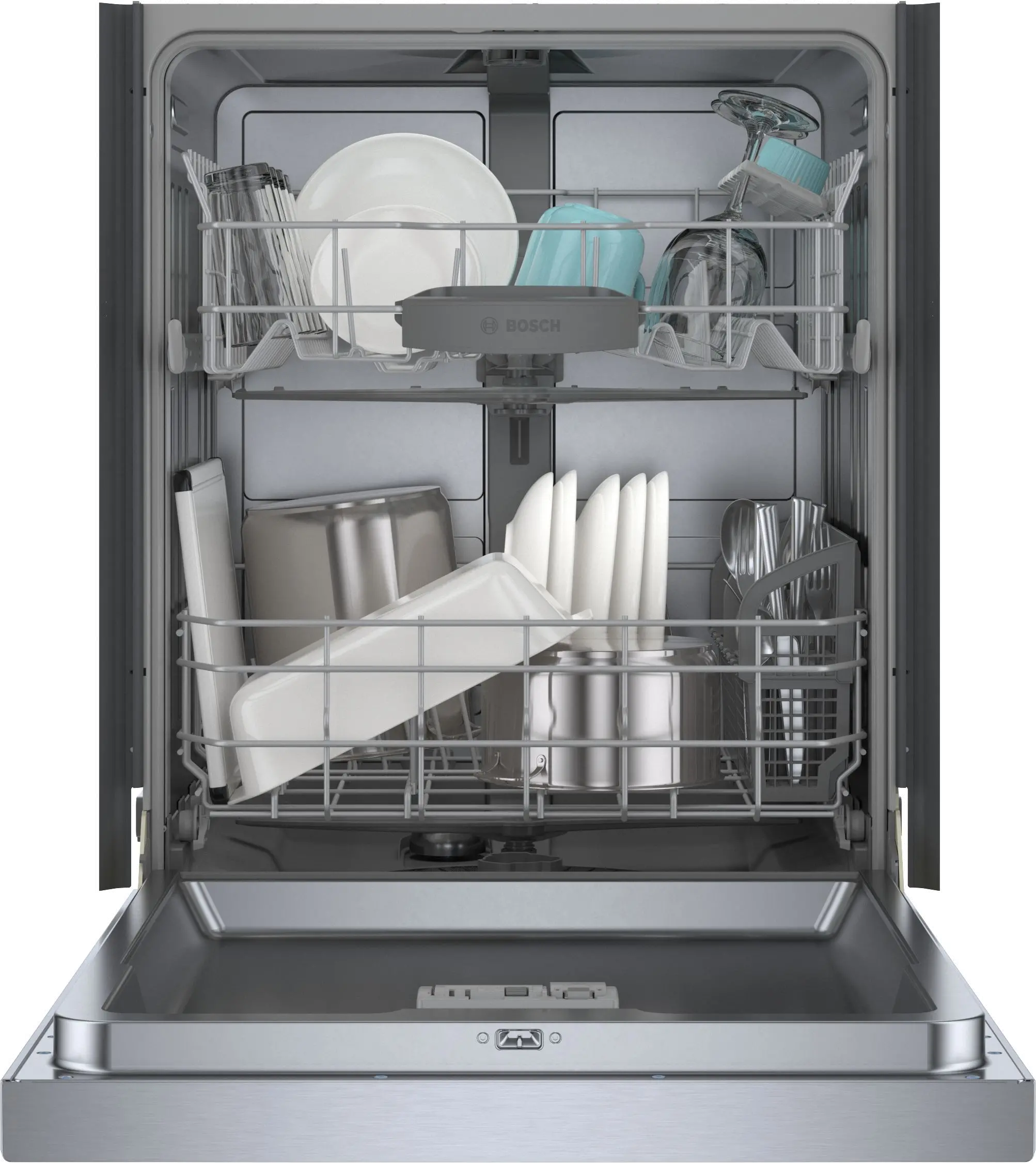 SHE3AEM5N Bosch 100 Series Front Control Dishwasher - Stainless Steel-10