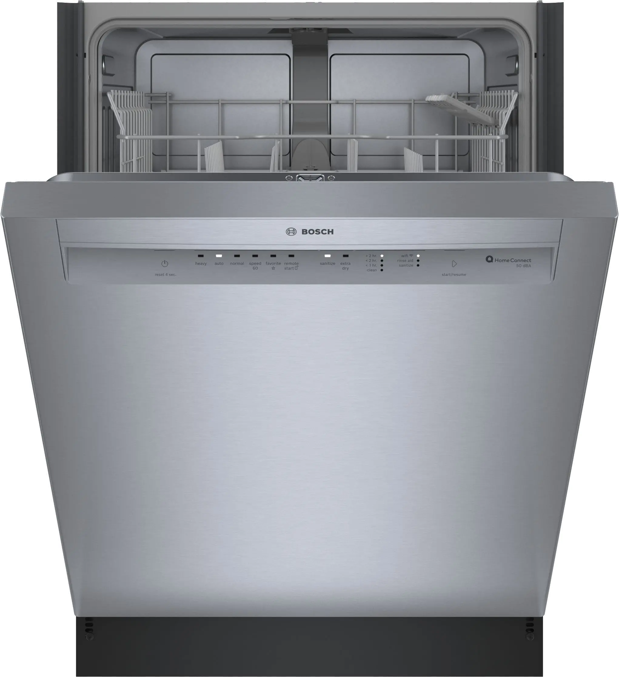 SHE3AEM5N Bosch 100 Series Front Control Dishwasher - Stainless Steel-3