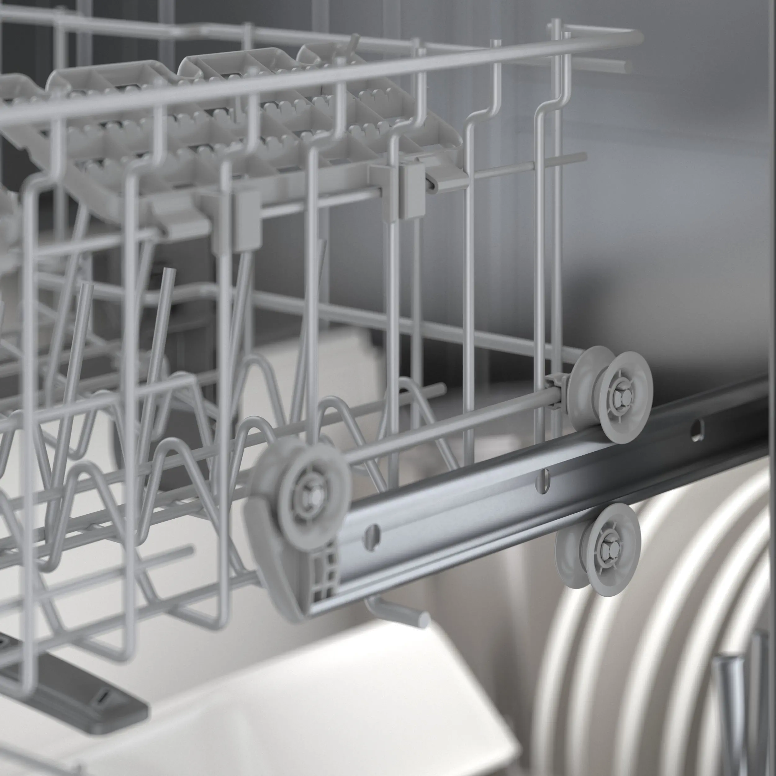 SHE3AEM5N Bosch 100 Series Front Control Dishwasher - Stainless Steel-2