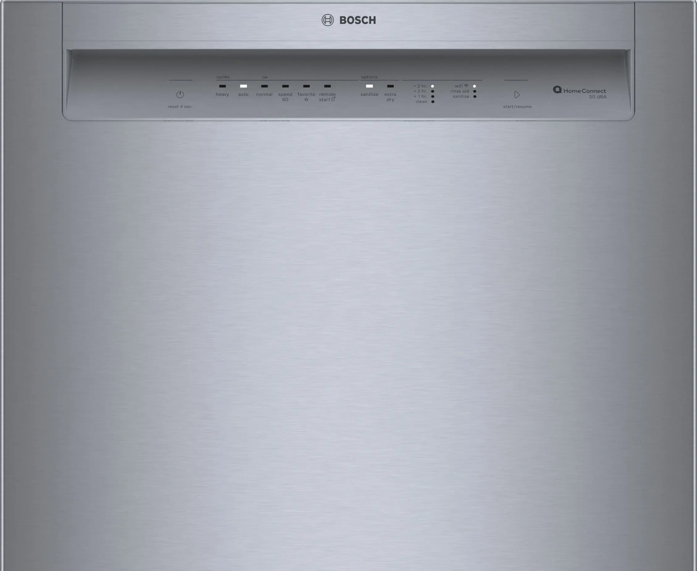 SHE3AEM5N Bosch 100 Series Front Control Dishwasher - Stainless Steel-5