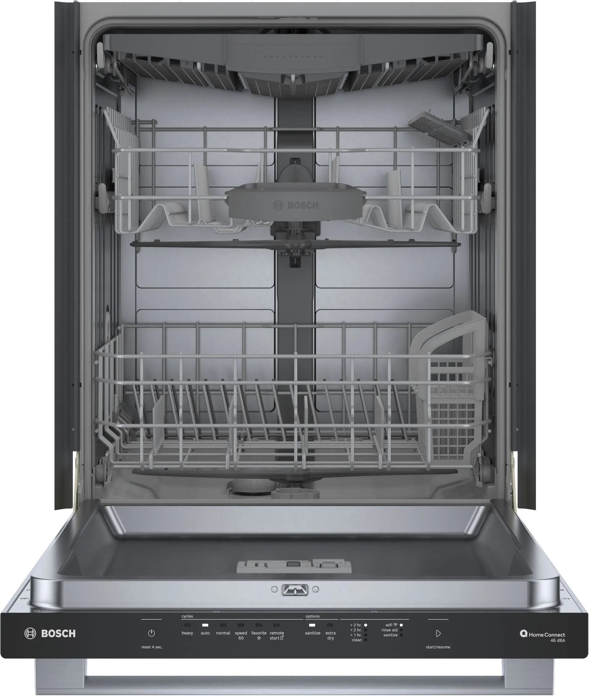 SHX5AEM5N Bosch 100 Series Premium Top Control Dishwasher - Stainless Steel-1