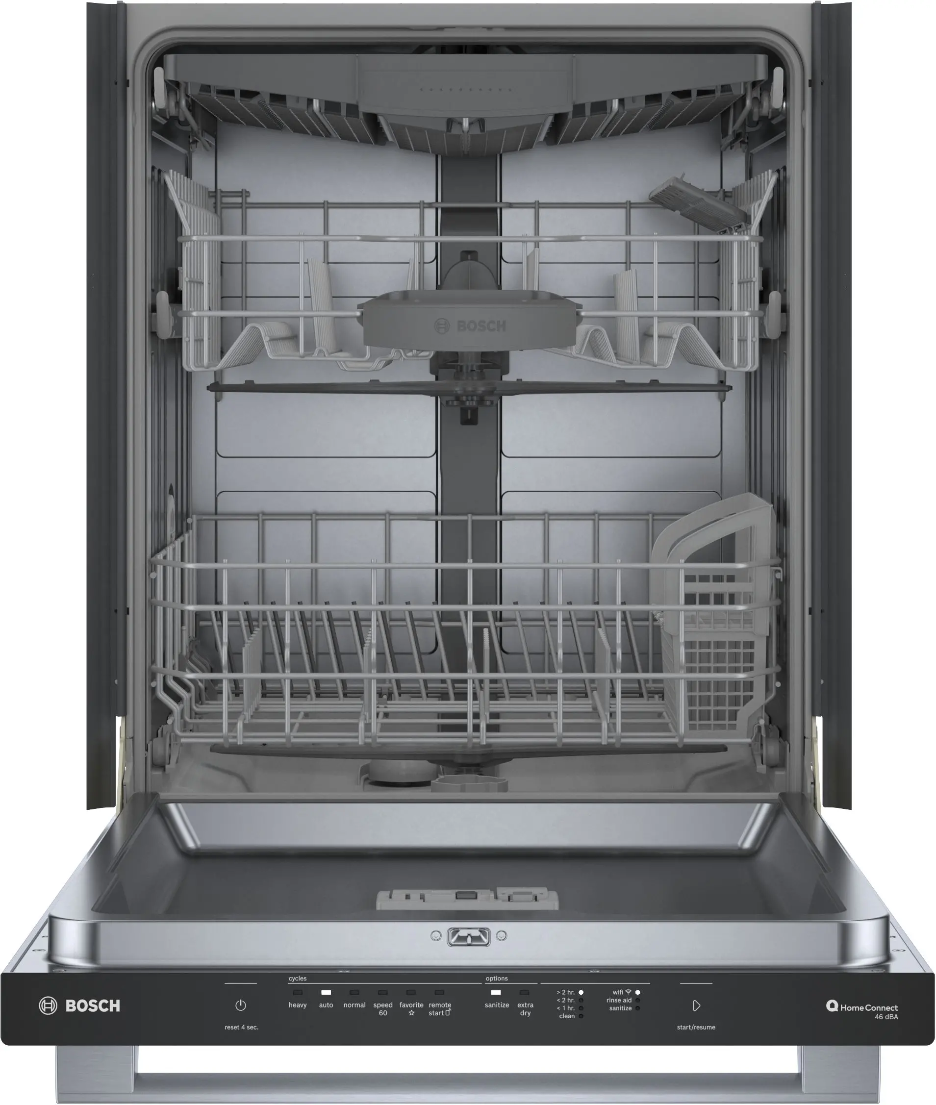 SHX5AEM5N Bosch 100 Series Premium Top Control Dishwasher - Stainless Steel-3