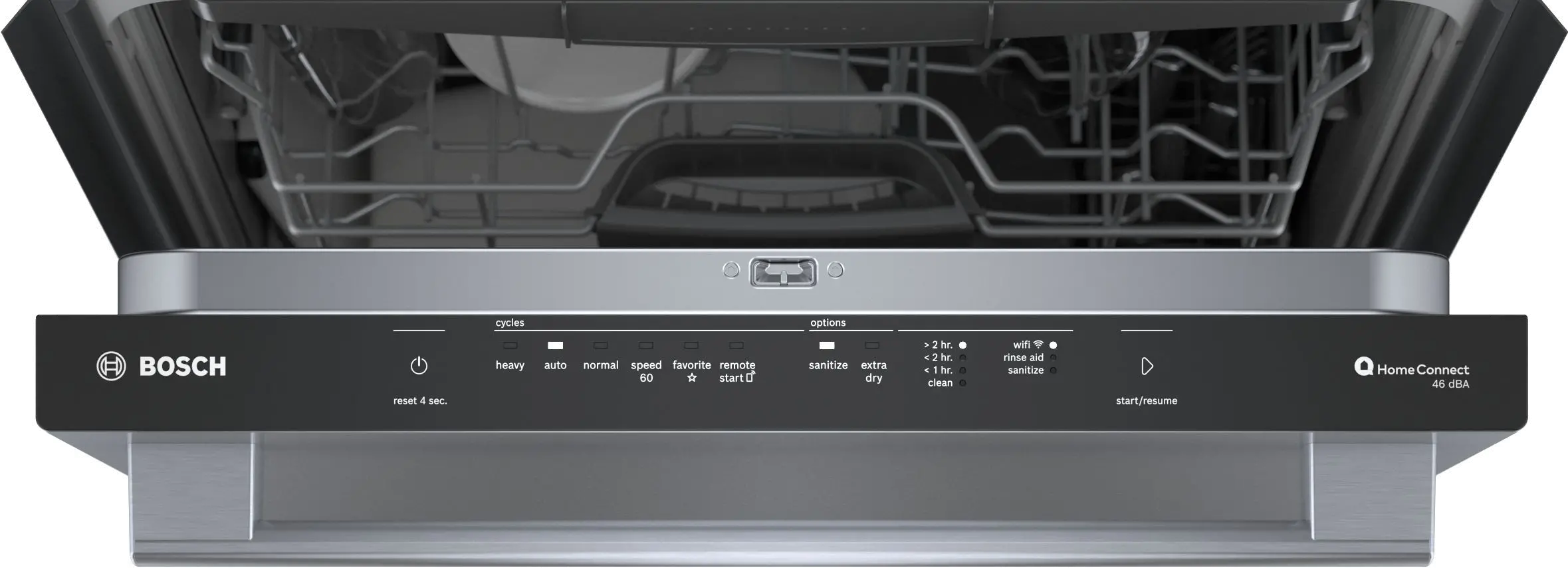 SHX5AEM5N Bosch 100 Series Premium Top Control Dishwasher - Stainless Steel-3