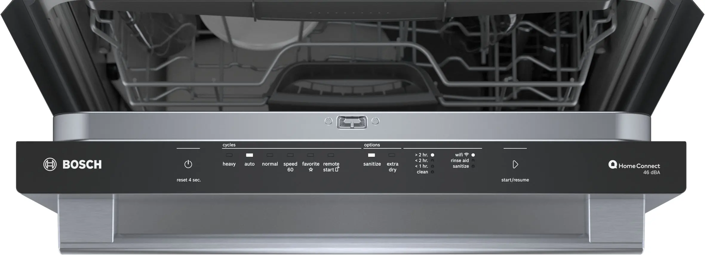 SHX5AEM5N Bosch 100 Series Premium Top Control Dishwasher - Stainless Steel-4